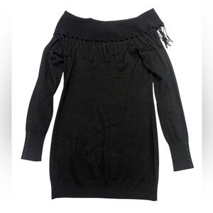 EUC Black House White Market Black Sweater Dress Size S